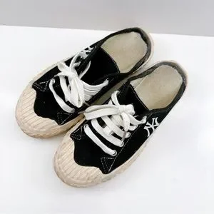 MLB ◆ Playball Origin Mule / ミュール ◆ 3AMUUA11N-50BKS MLB Playball Origin Mule New York Yankees Sneakers Black